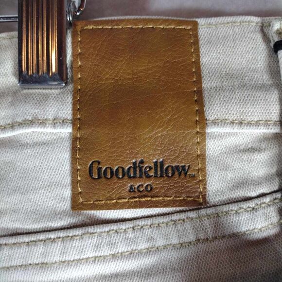 NWT Goodfellow & Co The Every Wear Pants Men's 40x30 Stretch Slim Chino Biege - Picture 3 of 14